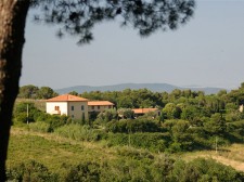 Les champs de Toscane en automne