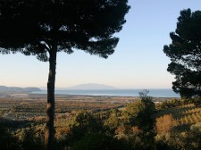 L'île d'Elbe et la Corse au loin