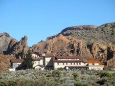 L'hôtel Parador de la caldeira du volcan Teide