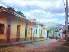 Rue colorée à Trinidad